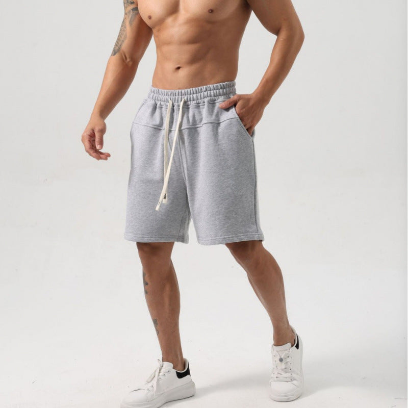 Mens Loose-fitting Cotton Shorts For Sports And Casual Wear