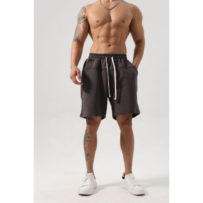 Mens Loose-fitting Cotton Shorts For Sports And Casual Wear