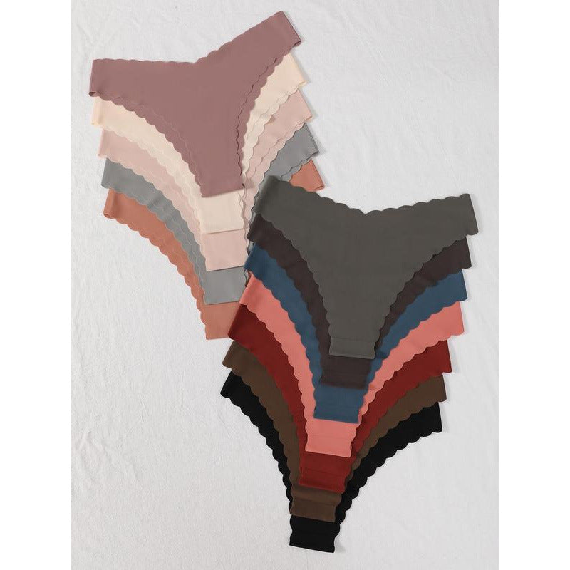 Seamless Wave Shape Womens Underwear