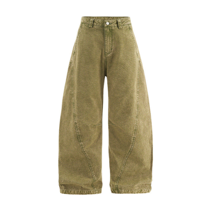 New Autumn Mens Retro Distressed, Deconstructed Casual Pants
