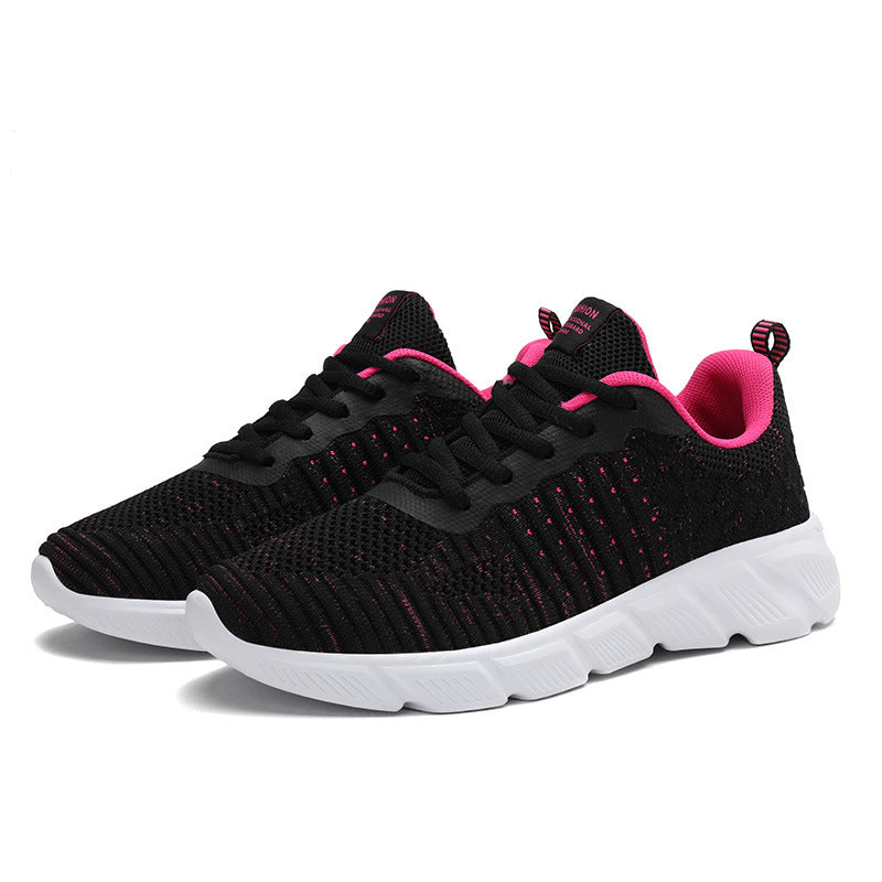 Casual Sports Shoes Flat Light And Breathable Net Shoes