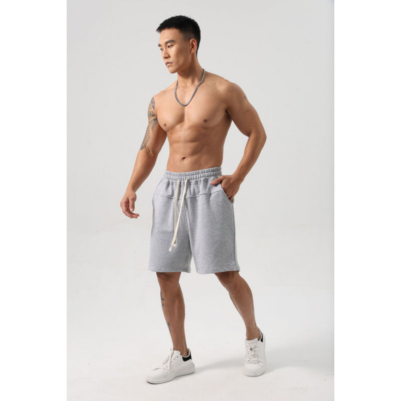 Mens Loose-fitting Cotton Shorts For Sports And Casual Wear
