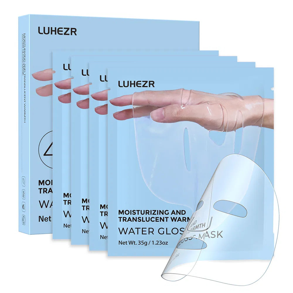 5 SHEETS/BOX Deep Collagen Anti Wrinkle Lifting Mask Collagen Mask Skincare Facial Masks For Women Skin Care Deep Hydration Tone Correction & Radiance Firmness & Elasticity Support Daily Care