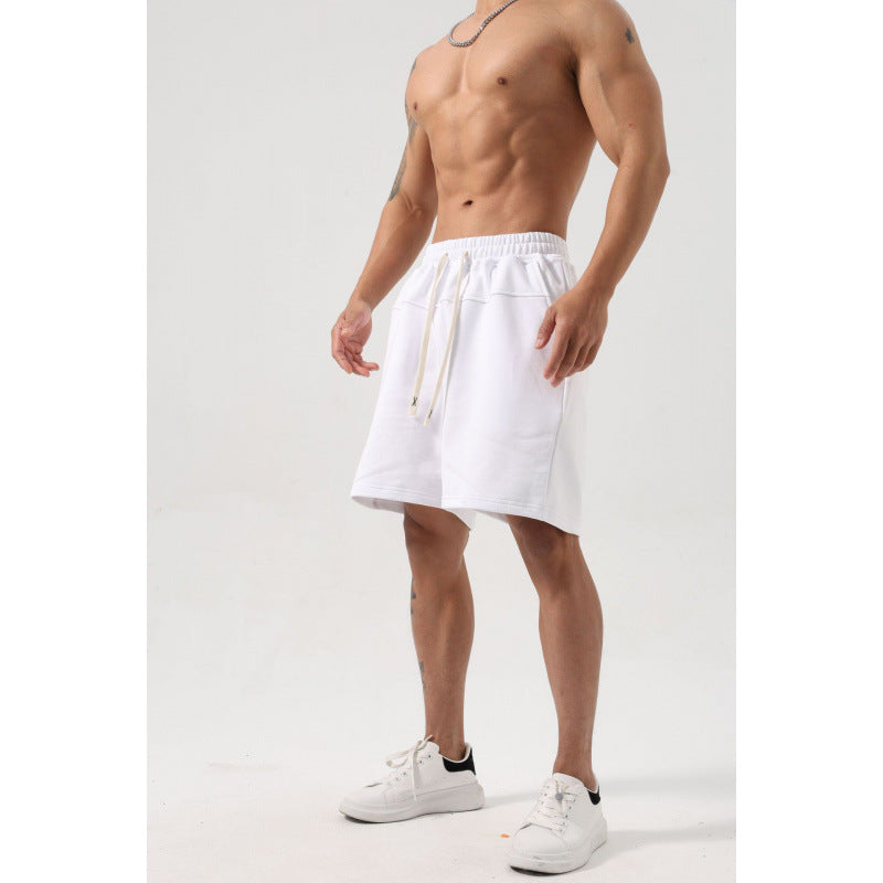 Mens Loose-fitting Cotton Shorts For Sports And Casual Wear