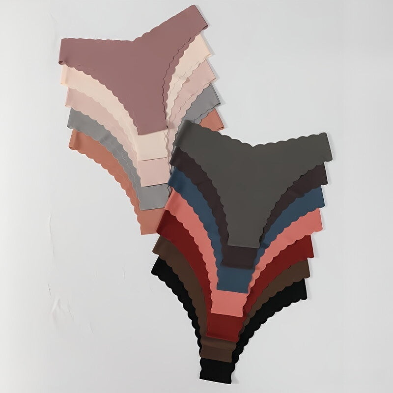 Seamless Wave Shape Womens Underwear
