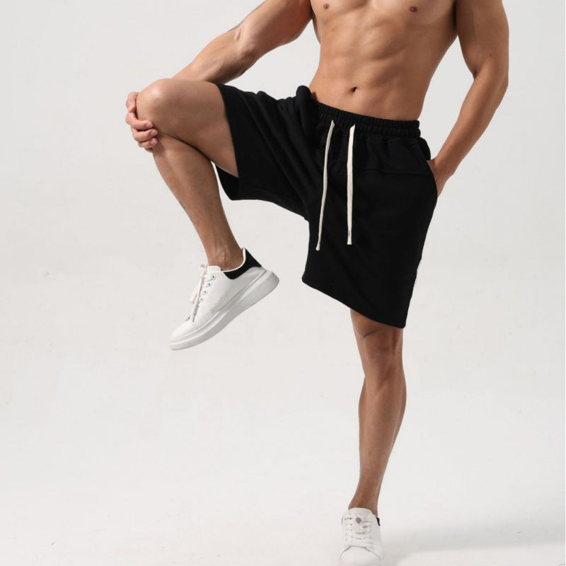 Mens Loose-fitting Cotton Shorts For Sports And Casual Wear