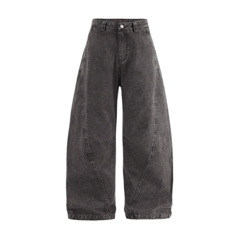 New Autumn Mens Retro Distressed, Deconstructed Casual Pants