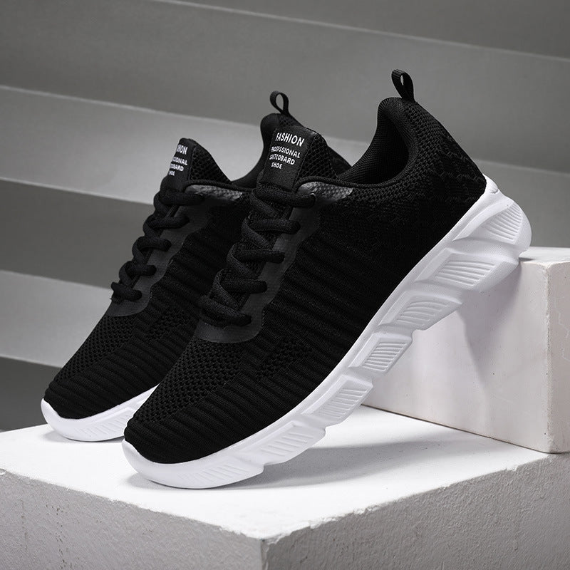 Casual Sports Shoes Flat Light And Breathable Net Shoes