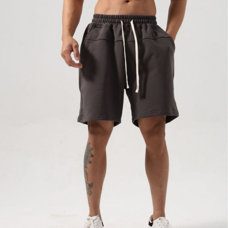 Mens Loose-fitting Cotton Shorts For Sports And Casual Wear